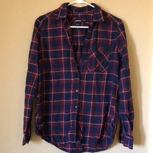 Plaid button up